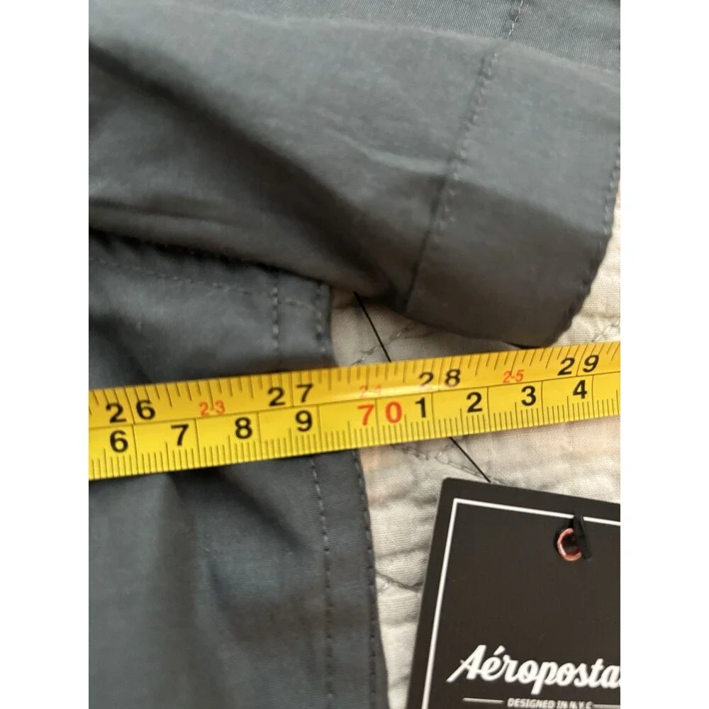 Aéropostale A87 Embroidered Solid Button-Down Short Sleeve Shirt Men's 3XL  Tag